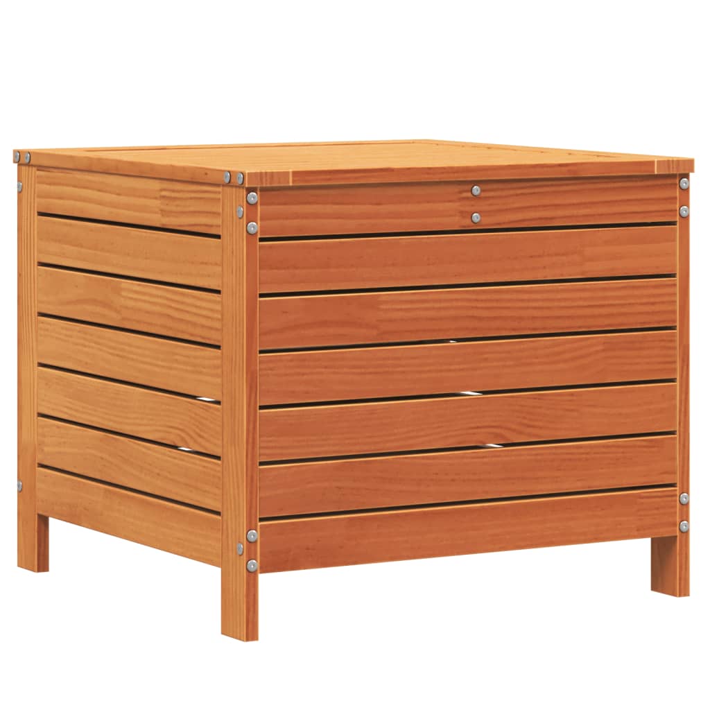 Vrtni tabure voštano smeđi 62x63,5x53,5 cm od masivne borovine
