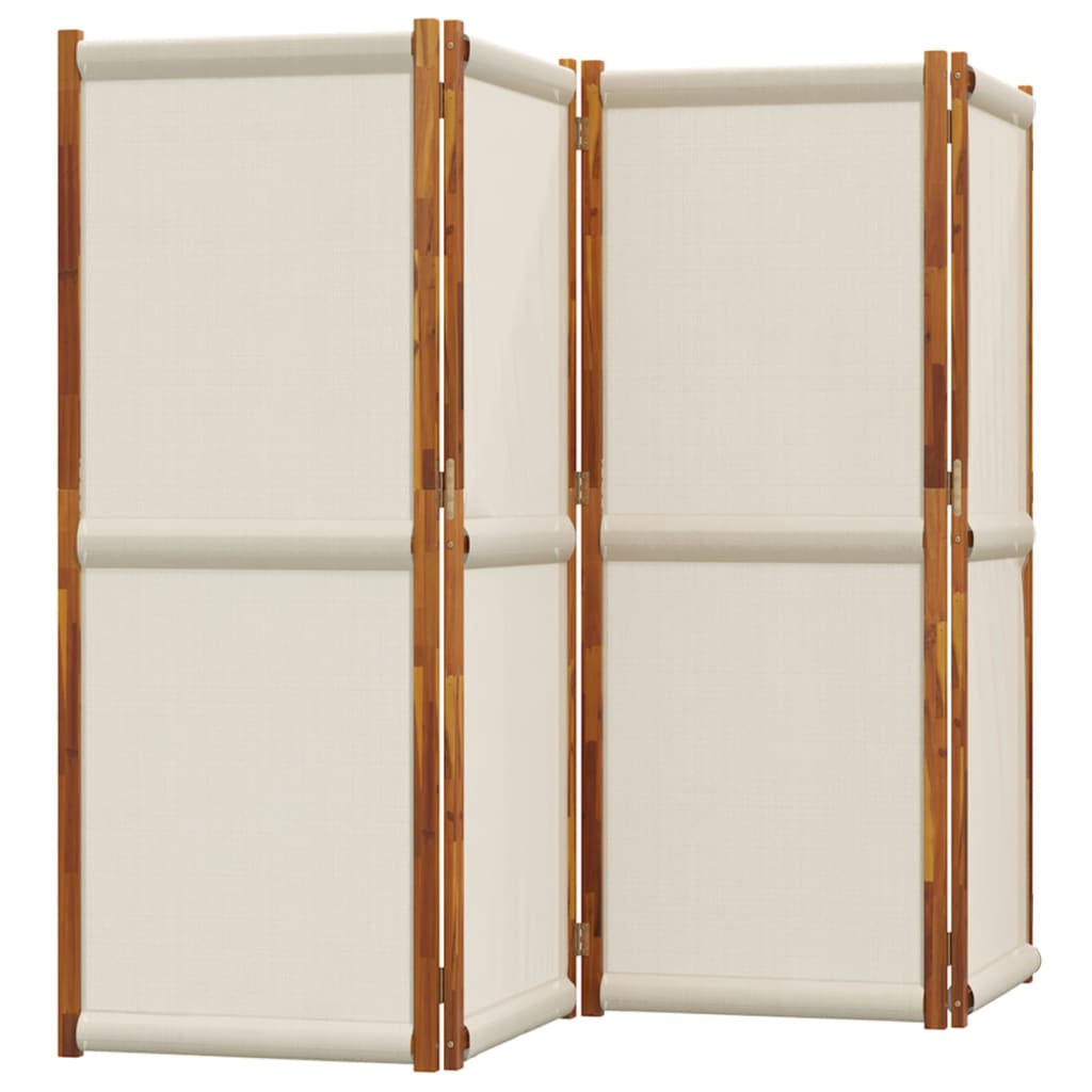 Sobna pregrada s 4 panela svjetlosiva 280 x 180 cm