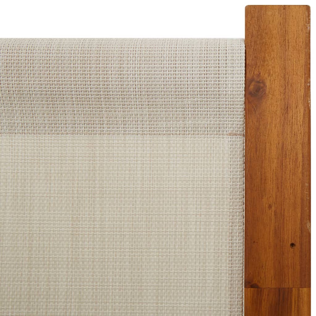 Sobna pregrada s 4 panela svjetlosiva 280 x 180 cm