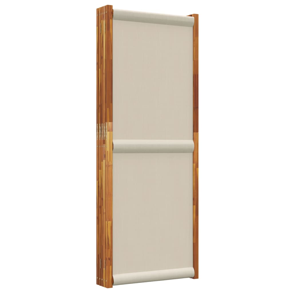 Sobna pregrada s 5 panela svjetlosiva 350x180 cm