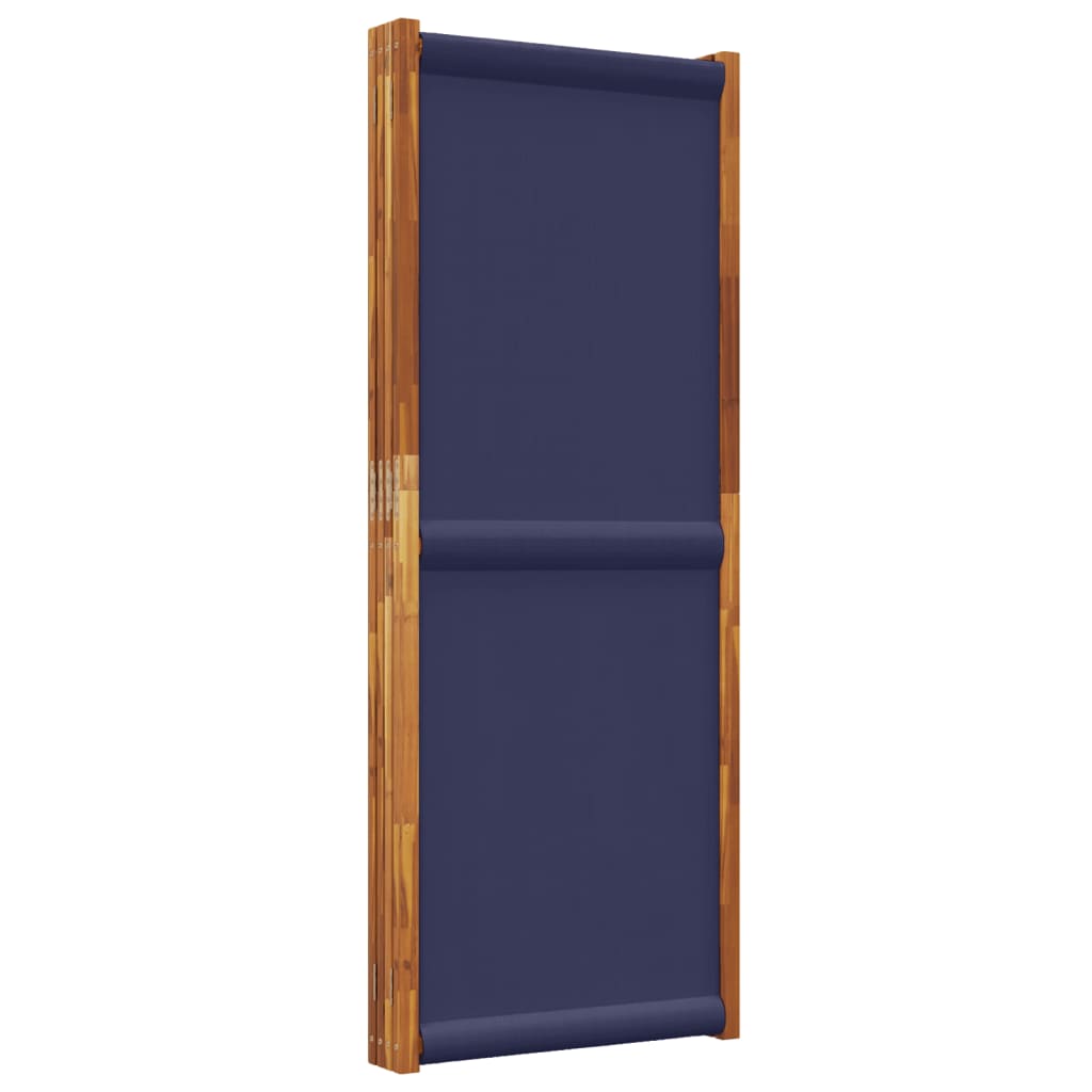 Sobna pregrada s 4 panela tamnoplava 280x180 cm