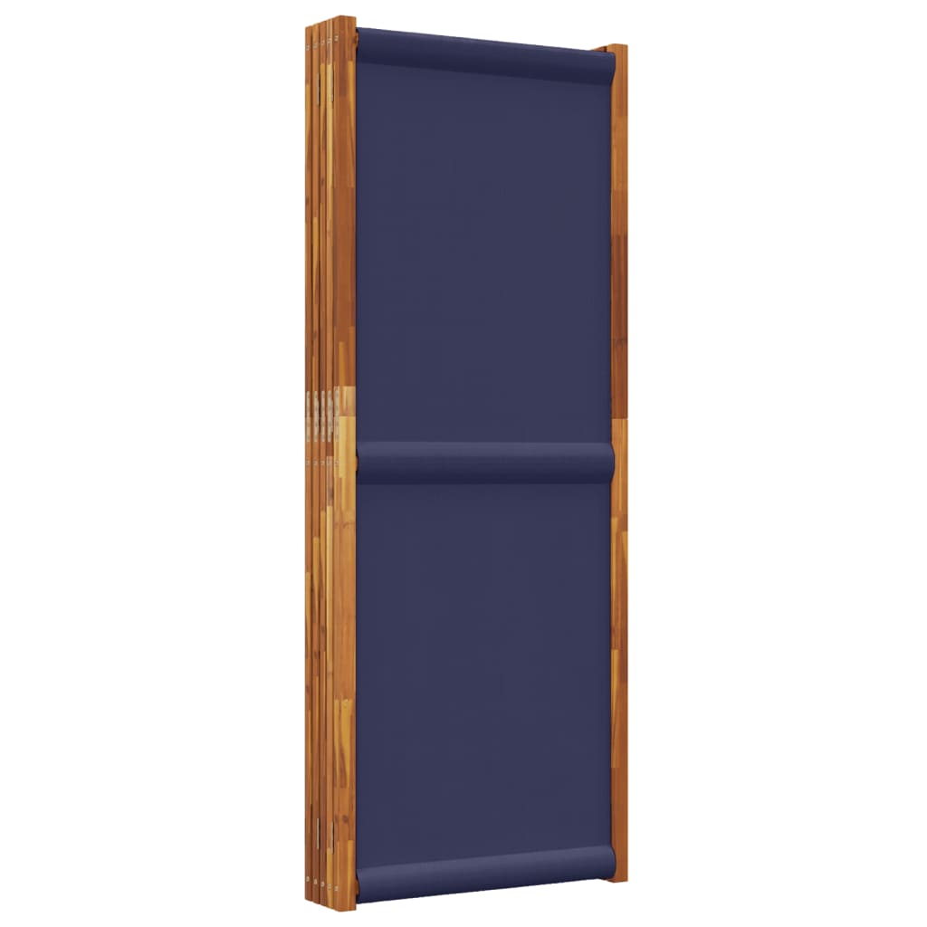 Sobna pregrada s 5 panela tamnoplava 350 x 180 cm
