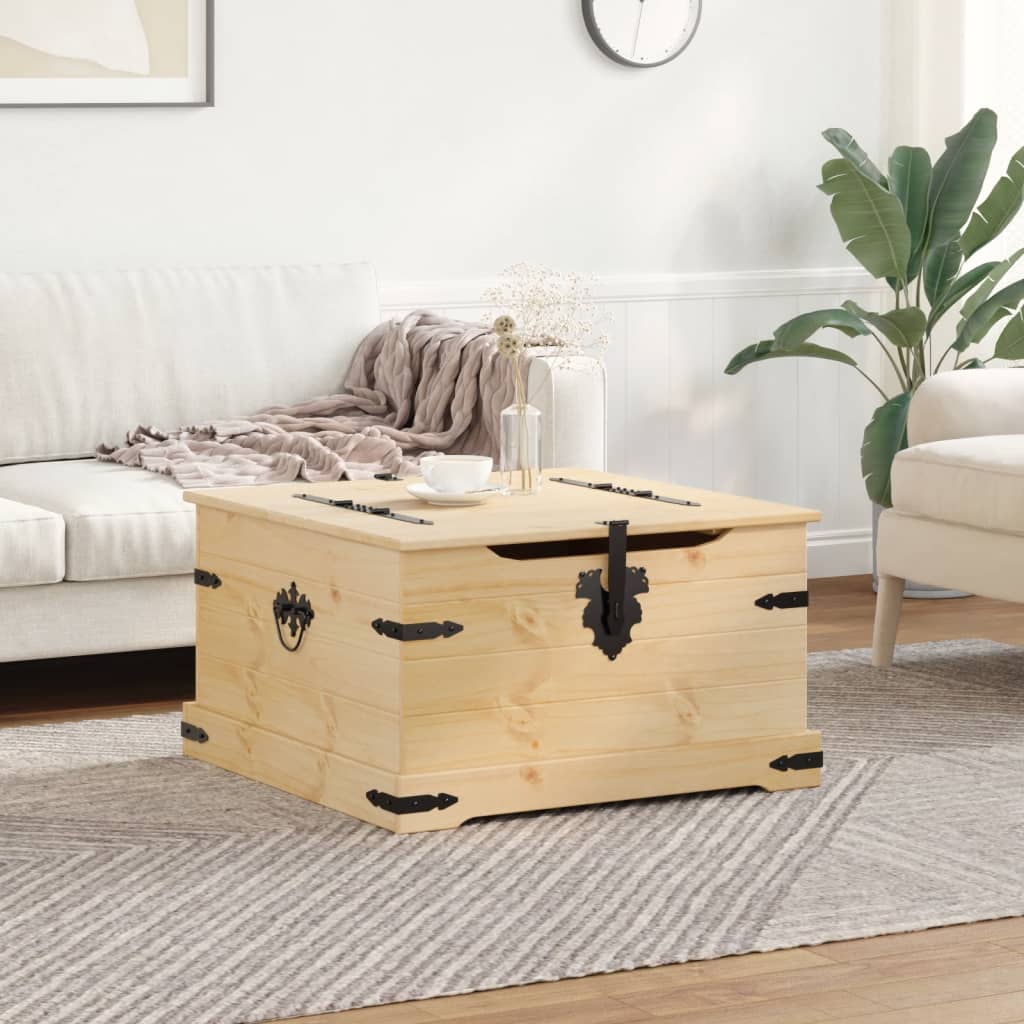 Kutija za pohranu Corona 78 x 78 x 45 cm od masivne borovine