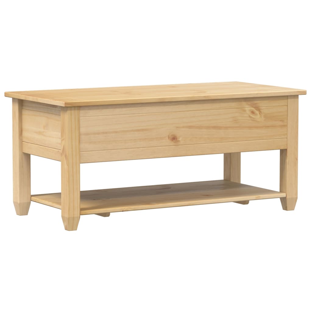 Stolić za kavu s ladicama Corona 100 x 48 x 45 cm od borovine