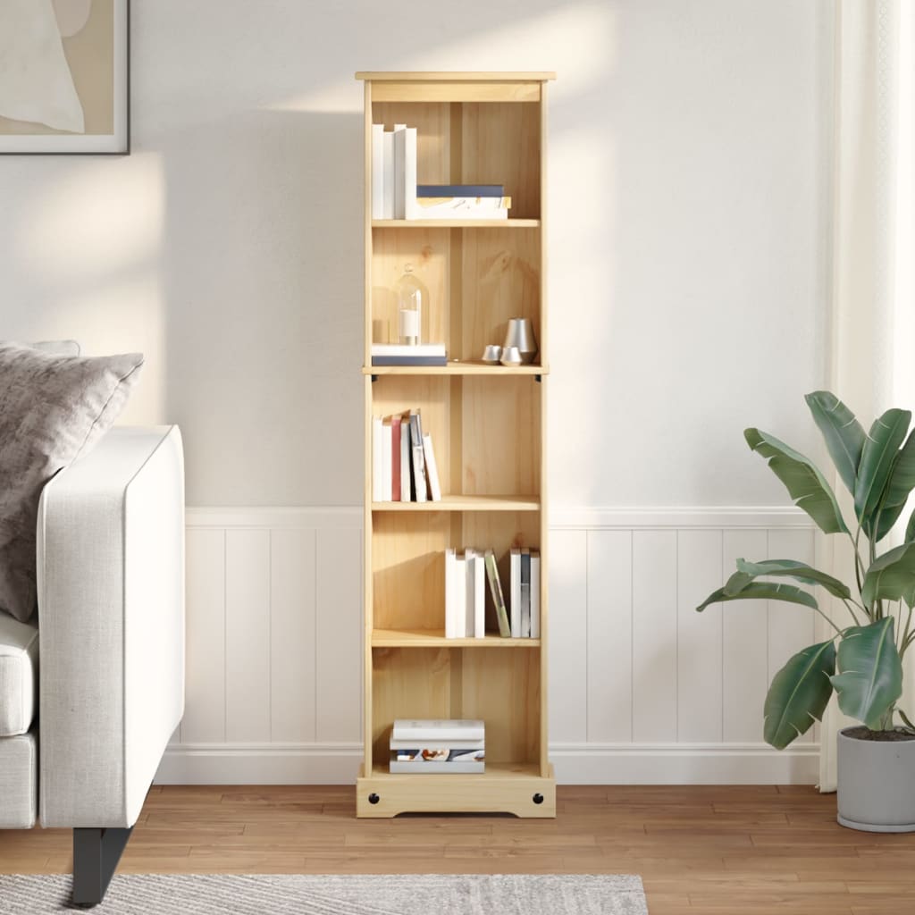 Regal za knjige Corona 46 x 20 x 170 cm od masivne borovine