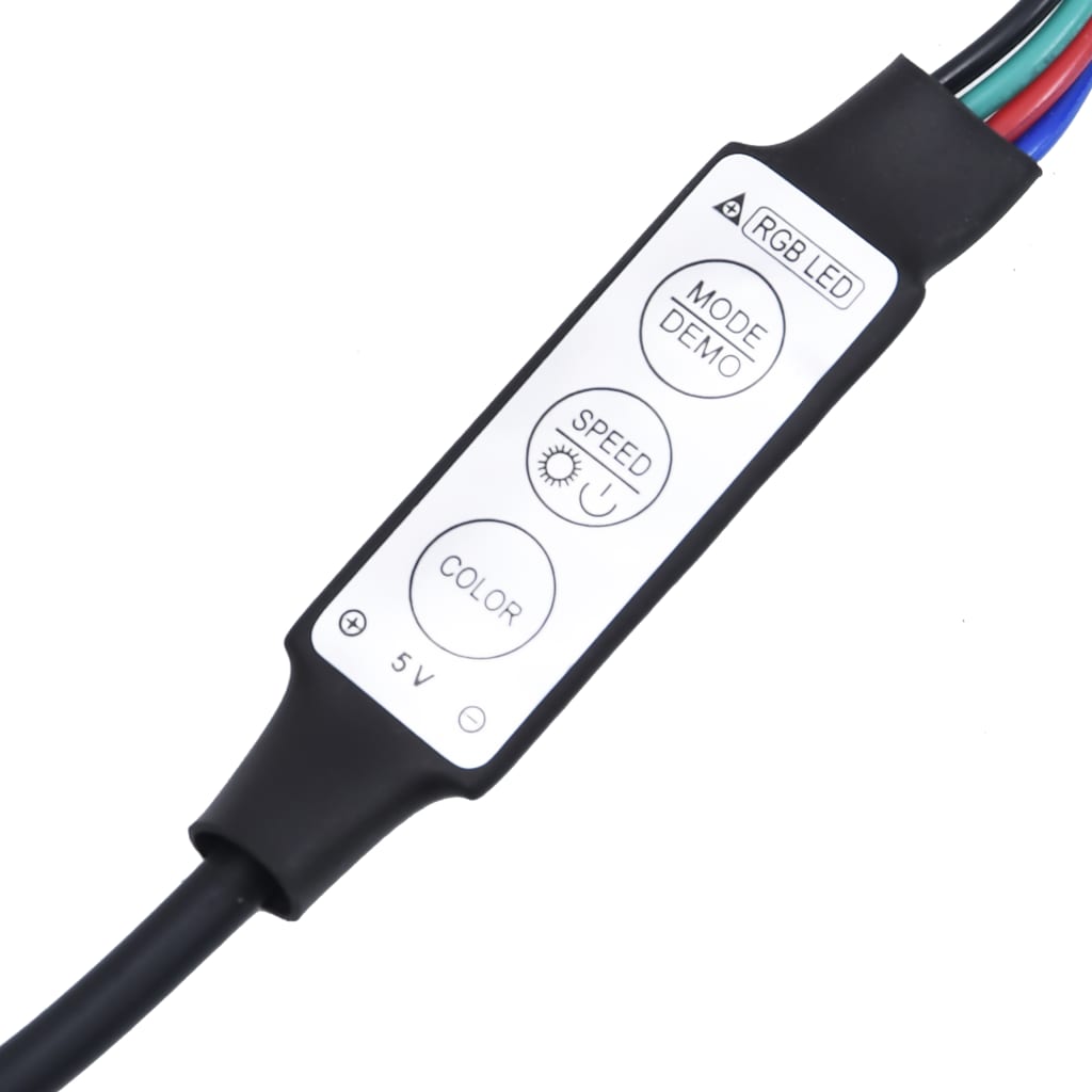 Ormarić za uzglavlje s LED svjetlima boja hrasta 200x17x102 cm