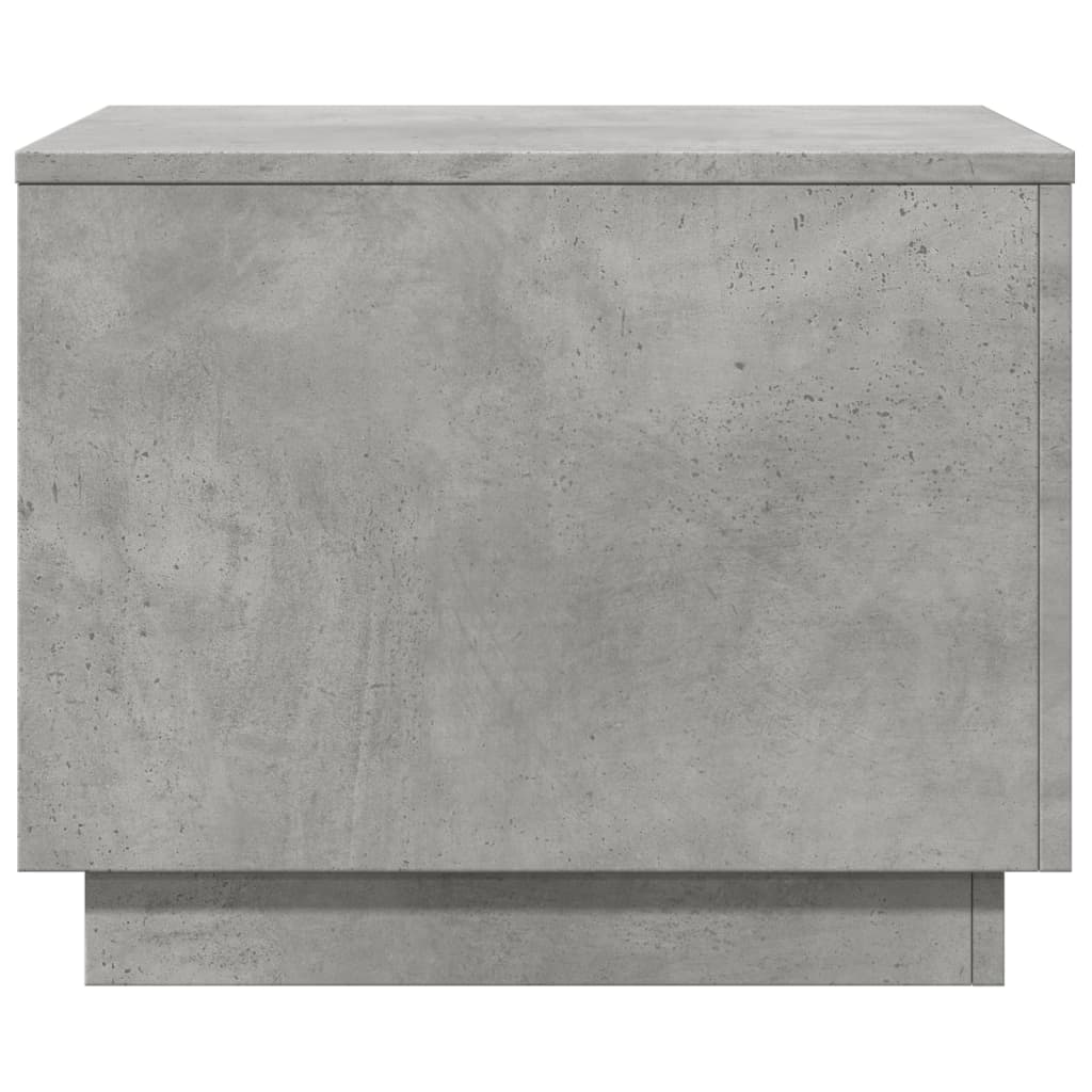 Stolić za kavu s LED svjetlima siva boja betona 50 x 50 x 40 cm