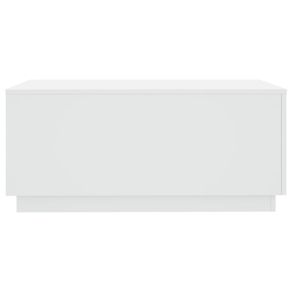 Stolić za kavu s LED svjetlima bijeli 90 x 50 x 40 cm