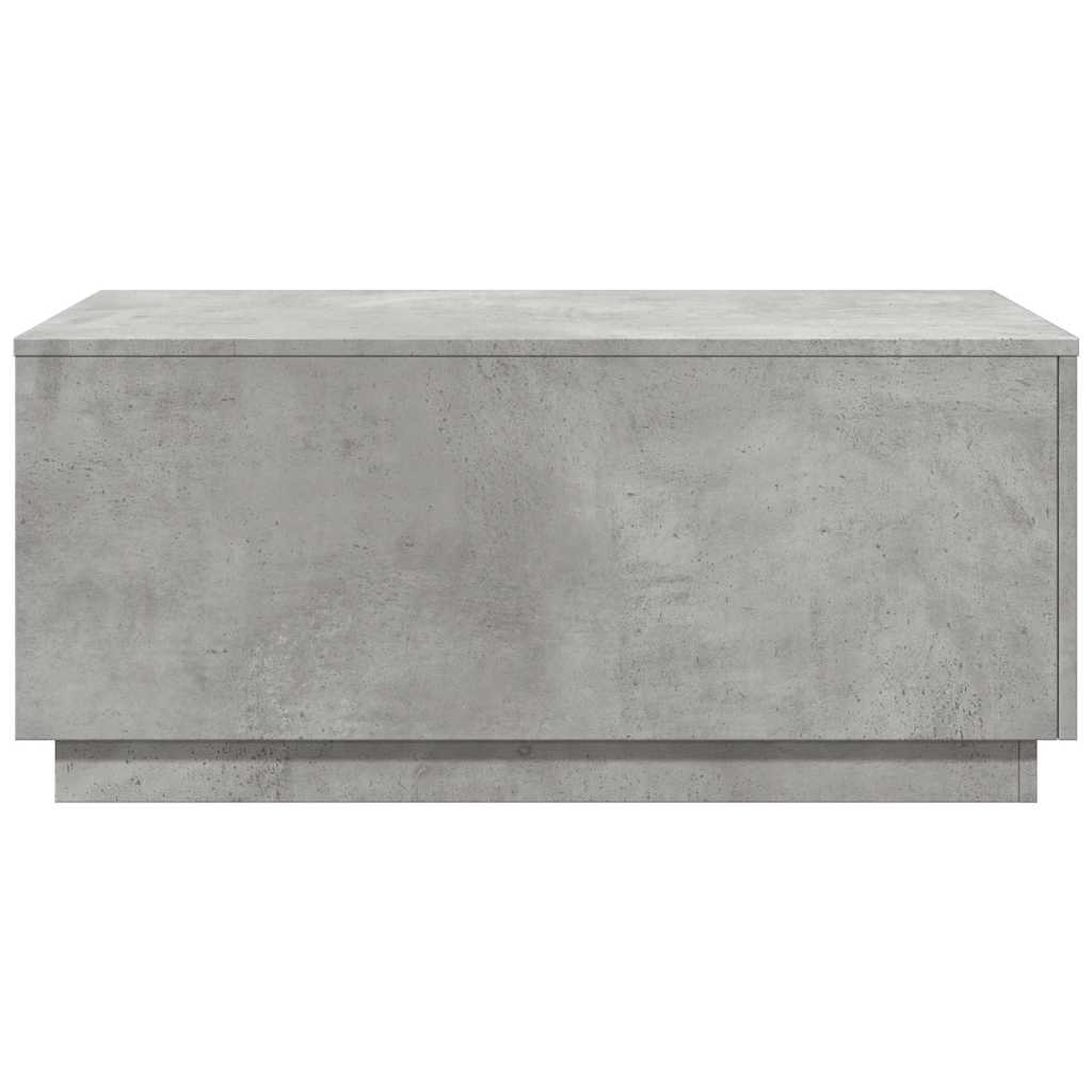 Stolić za kavu s LED svjetlima siva boja betona 90 x 50 x 40 cm