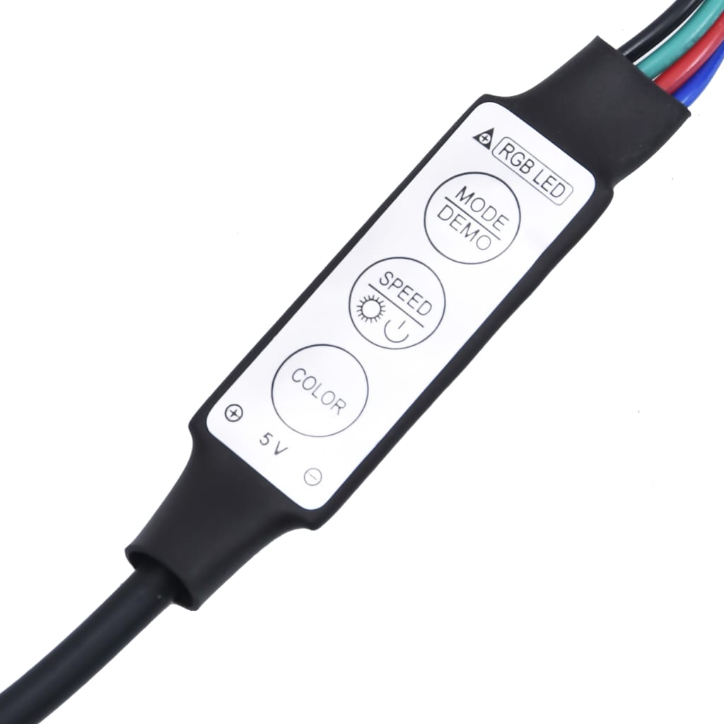 Stolić za kavu s LED svjetlima boja hrasta 90 x 50 x 40 cm