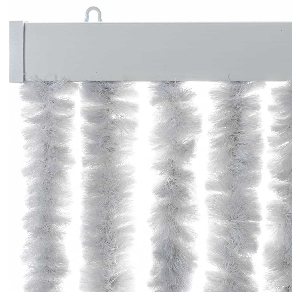 Zastor protiv muha sivi 100 x 230 cm od šenila