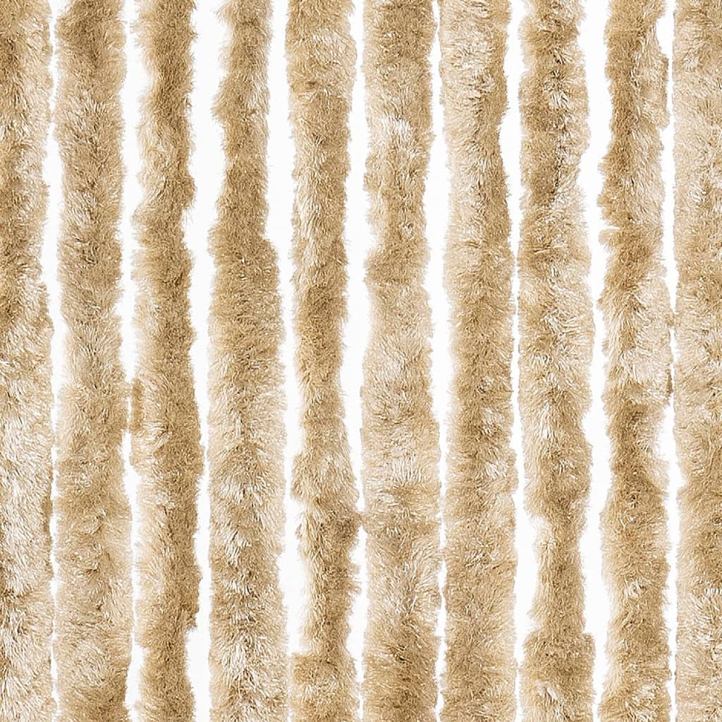 Zastor protiv muha bež 100 x 230 cm od šenila