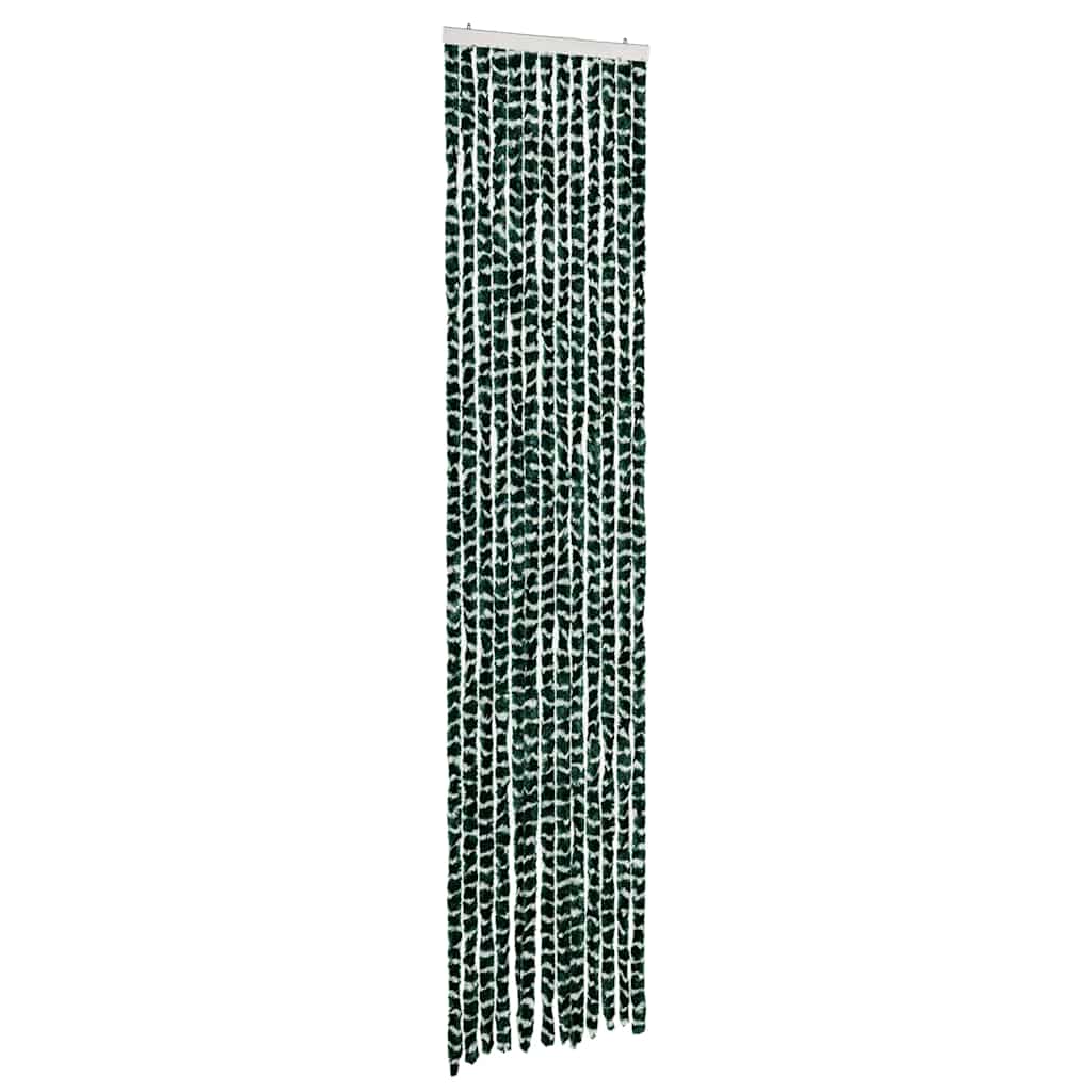 Zastor protiv muha zelena i bijela 56 x 200 cm od šenila