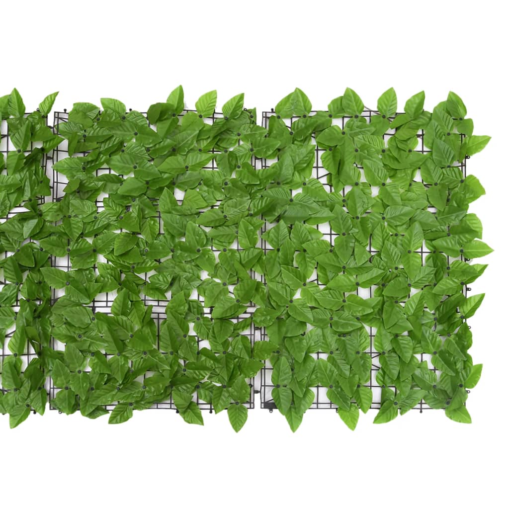 Balkonski zaslon sa zelenim lišćem 200 x 75 cm