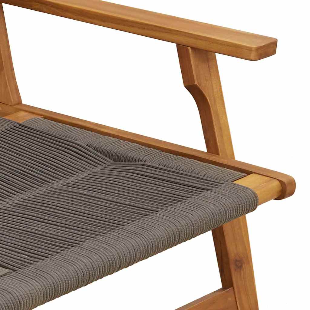 Vrtni namještaj Siva 122 x 76 x 73 cm Čvrsto drvo akacije