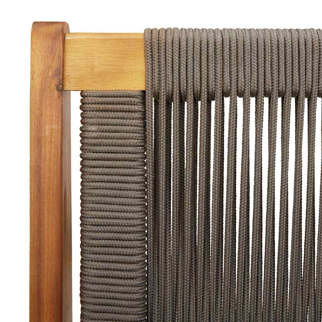 Vrtni namještaj Siva 122 x 76 x 73 cm Čvrsto drvo akacije