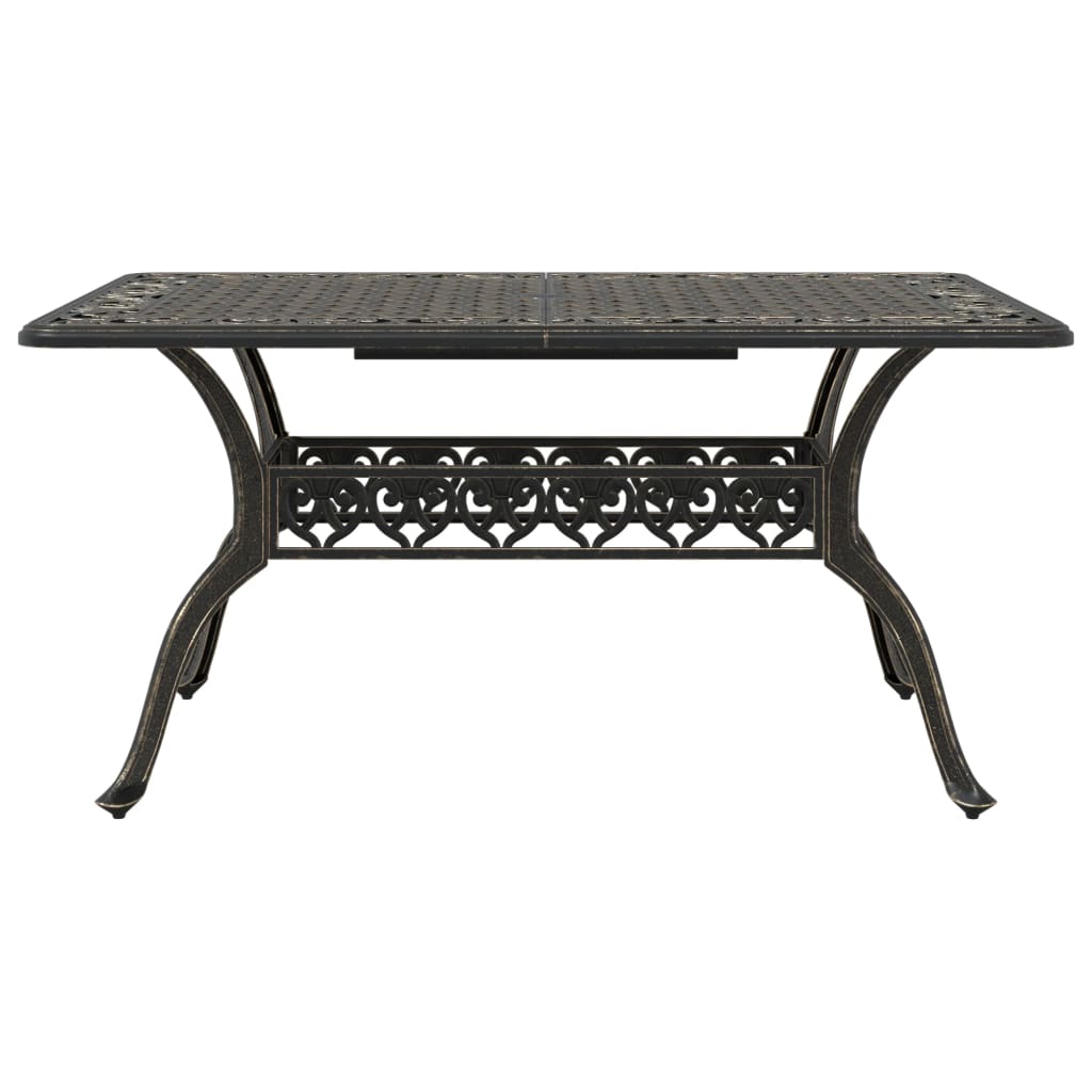 Vrtni stol brončani 150 x 90 x 72 cm od lijevanog aluminija