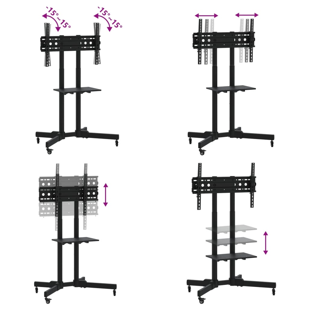 Pomični TV stalak za zaslon od 32-70 inča max. 600x400 mm 50 kg