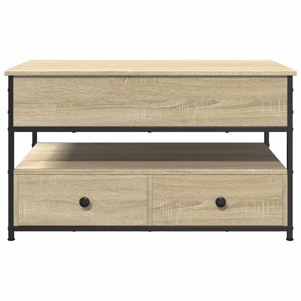 Stolić za kavu boja hrasta sonome 85x50x50 cm od drva i metala