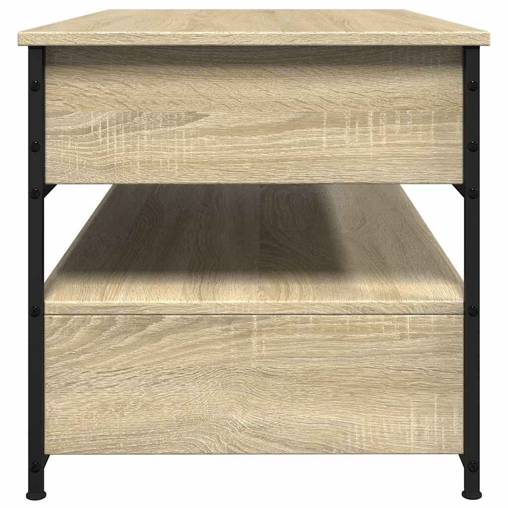 Stolić za kavu boja hrasta sonome 85x50x50 cm od drva i metala