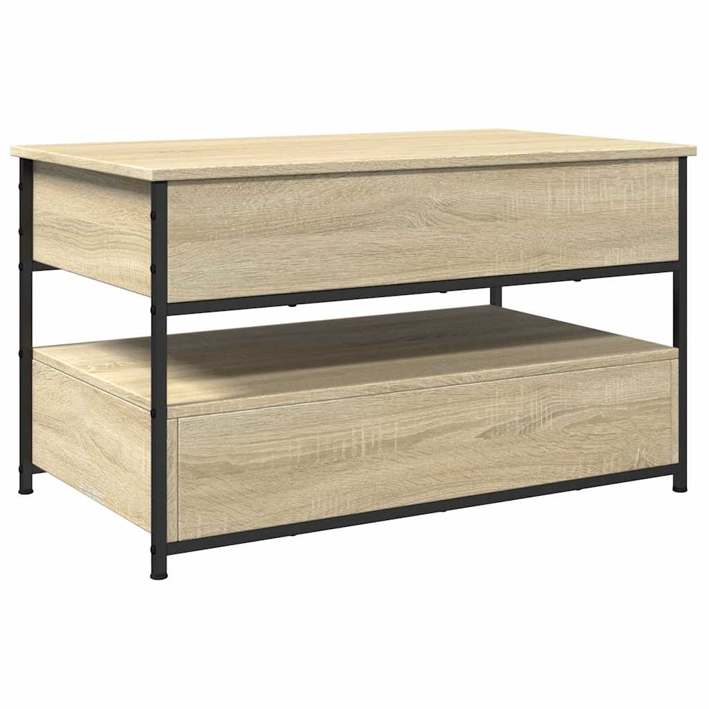 Stolić za kavu boja hrasta sonome 85x50x50 cm od drva i metala