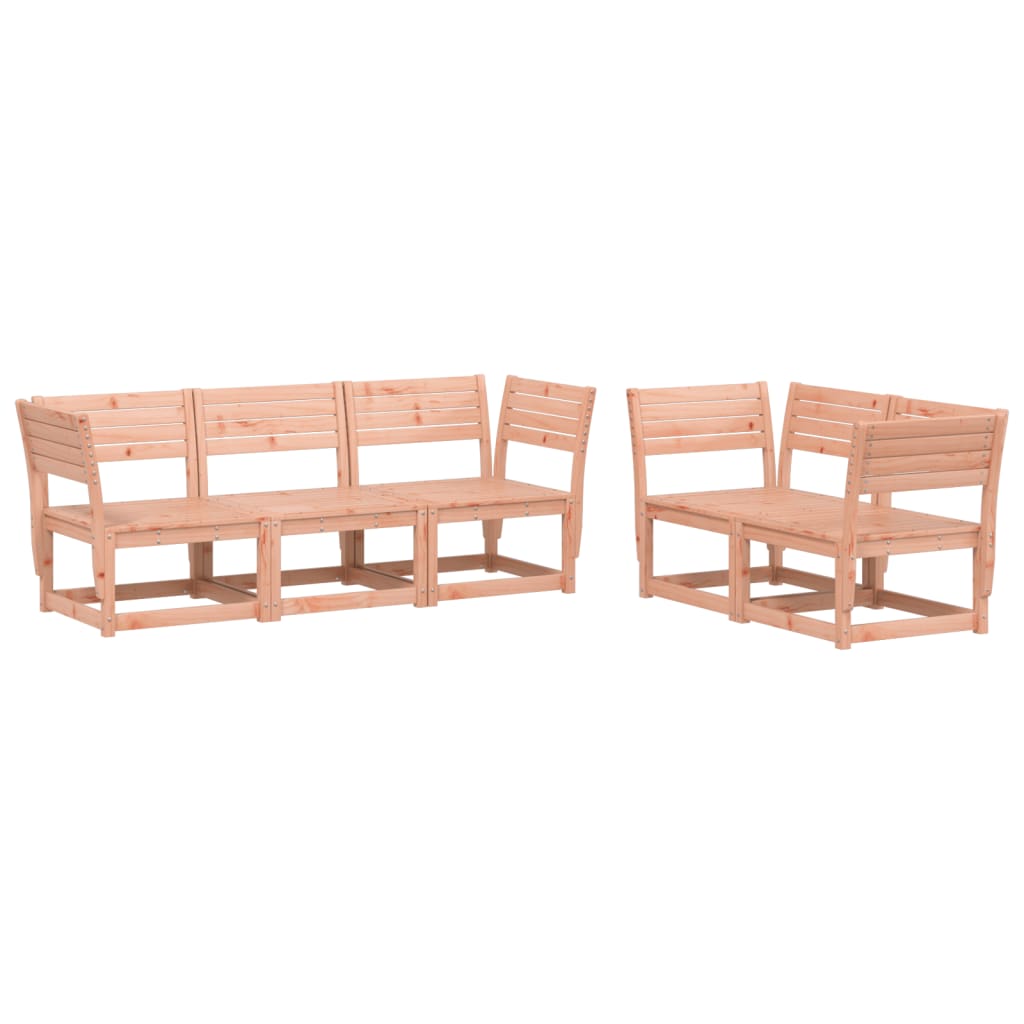 5-dijelni set vrtnih sofa od masivnog drva duglazije