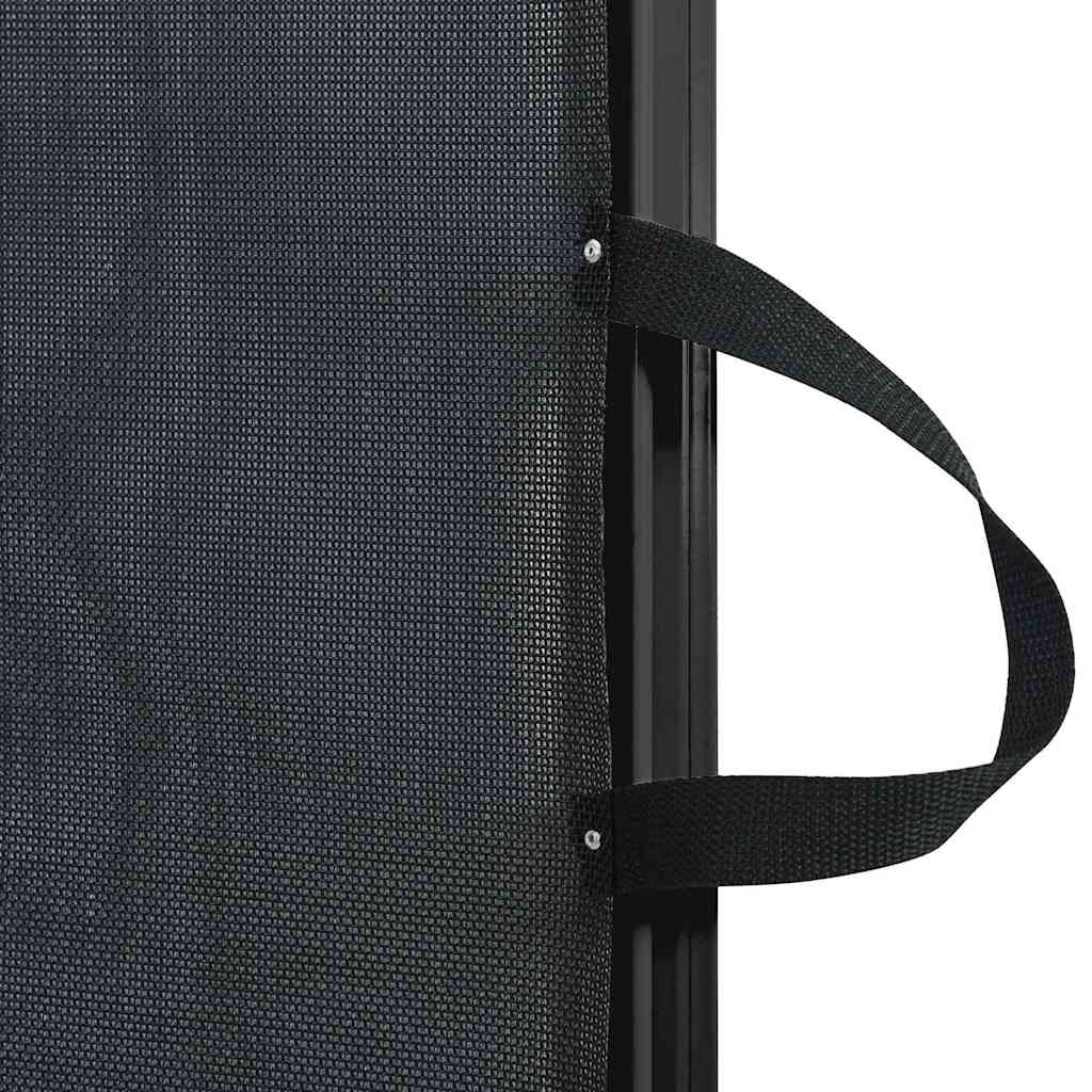 Uvlačiva vrata za kućne ljubimce crna 102,5 x 125 cm