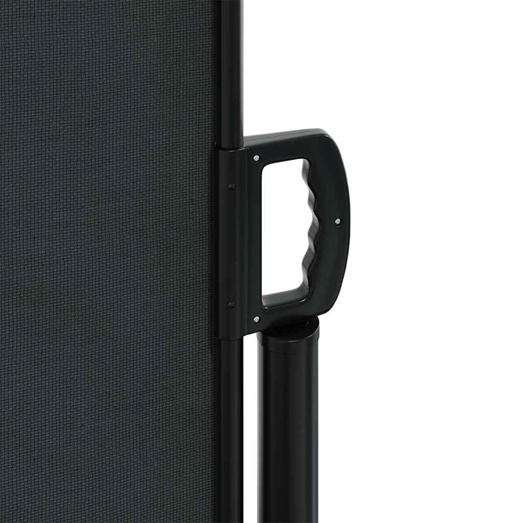 Bočna tenda na uvlačenje crna 100 x 300 cm