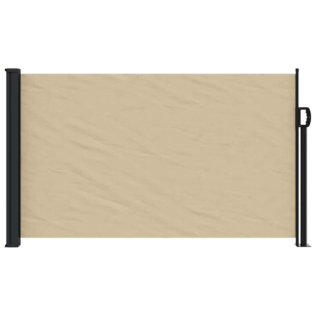 Uvlačiva bočna tenda bež 117 x 300 cm plava