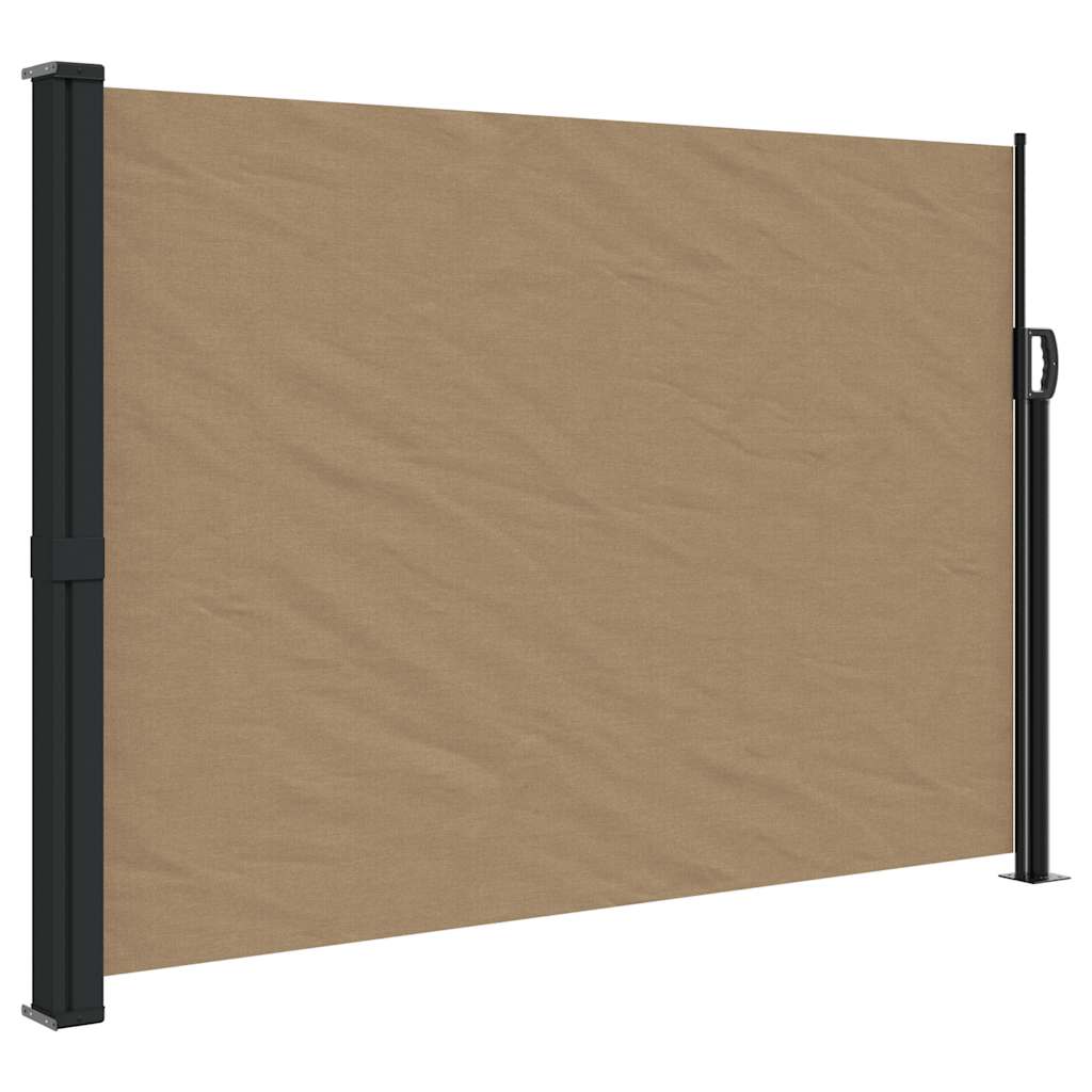 Bočna tenda na uvlačenje smeđesiva 140 x 300 cm