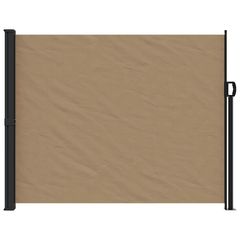 Bočna tenda na uvlačenje smeđesiva 160 x 300 cm