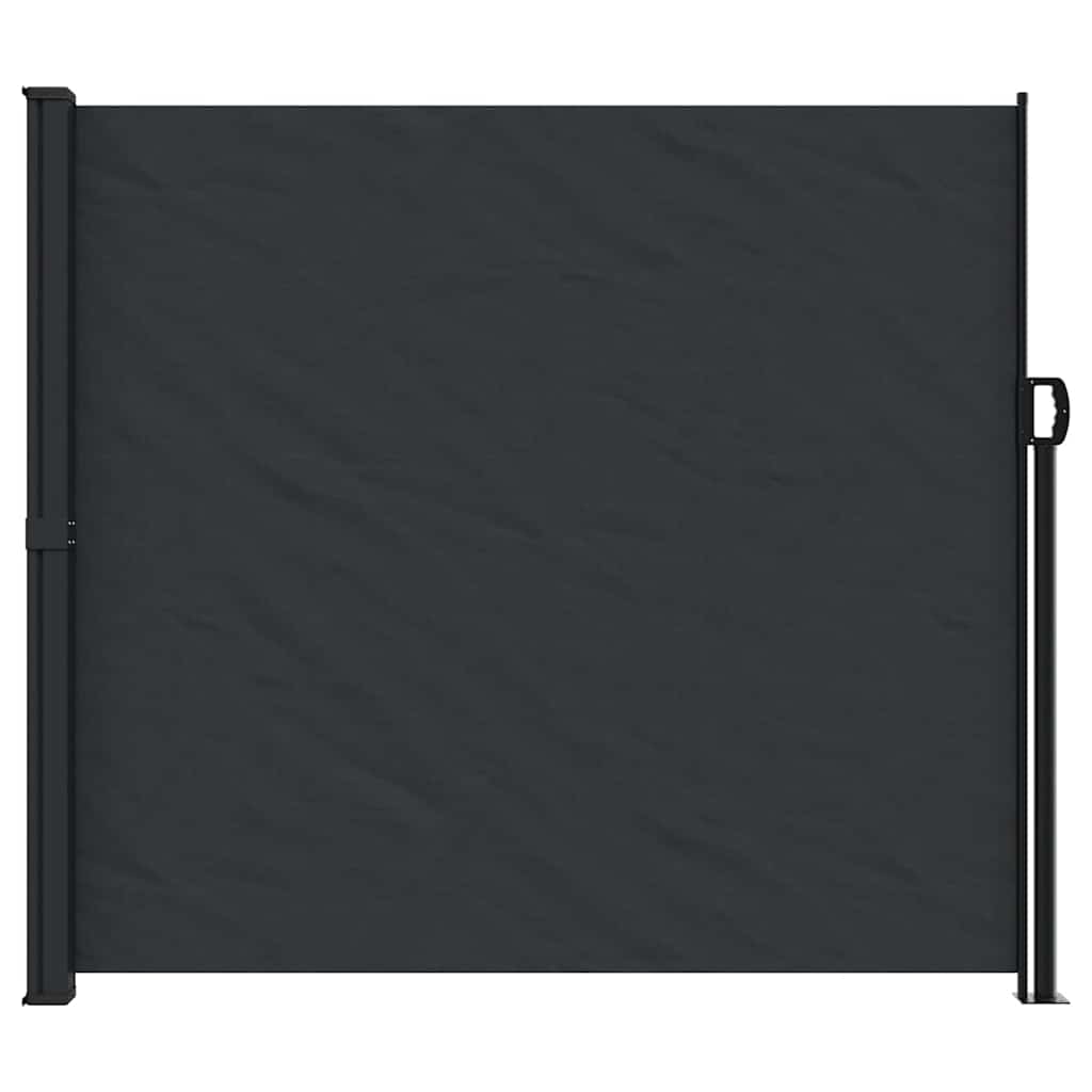 Bočna tenda na uvlačenje crna 180 x 300 cm