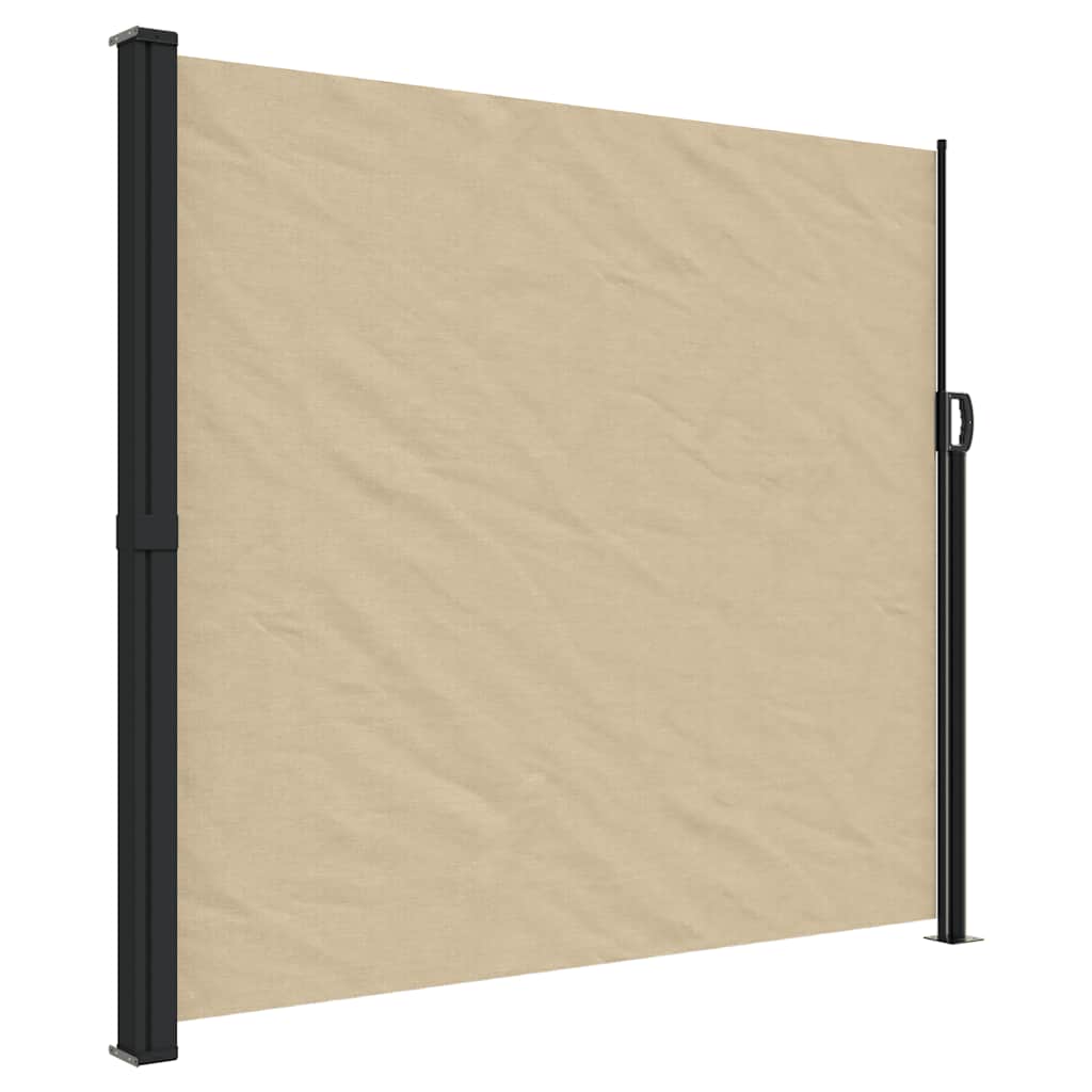 Bočna tenda na uvlačenje bež 180 x 300 cm