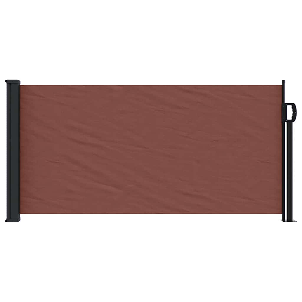 Bočna tenda na uvlačenje smeđa 100x500 cm