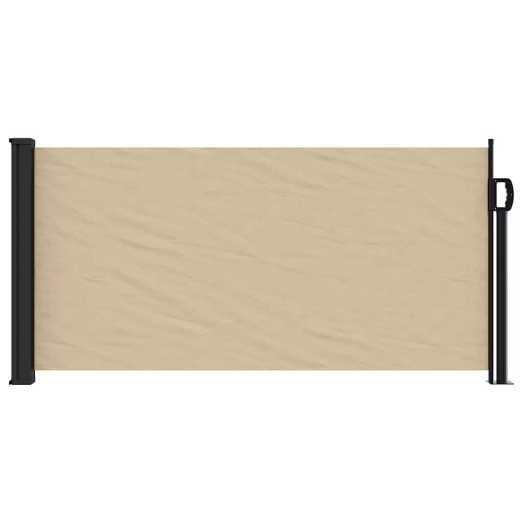 Bočna tenda na uvlačenje bež 100x500 cm