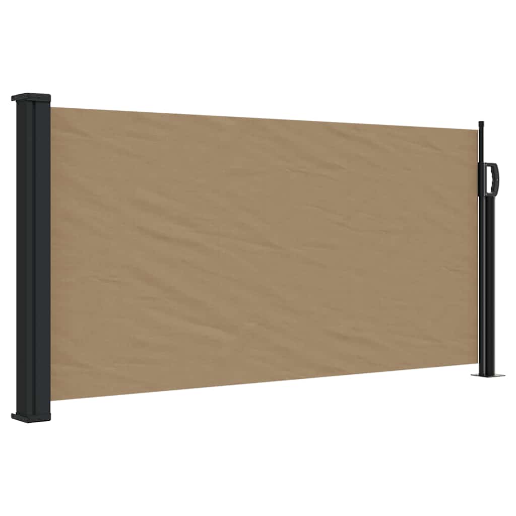 Bočna tenda na uvlačenje smeđesiva 100x500 cm