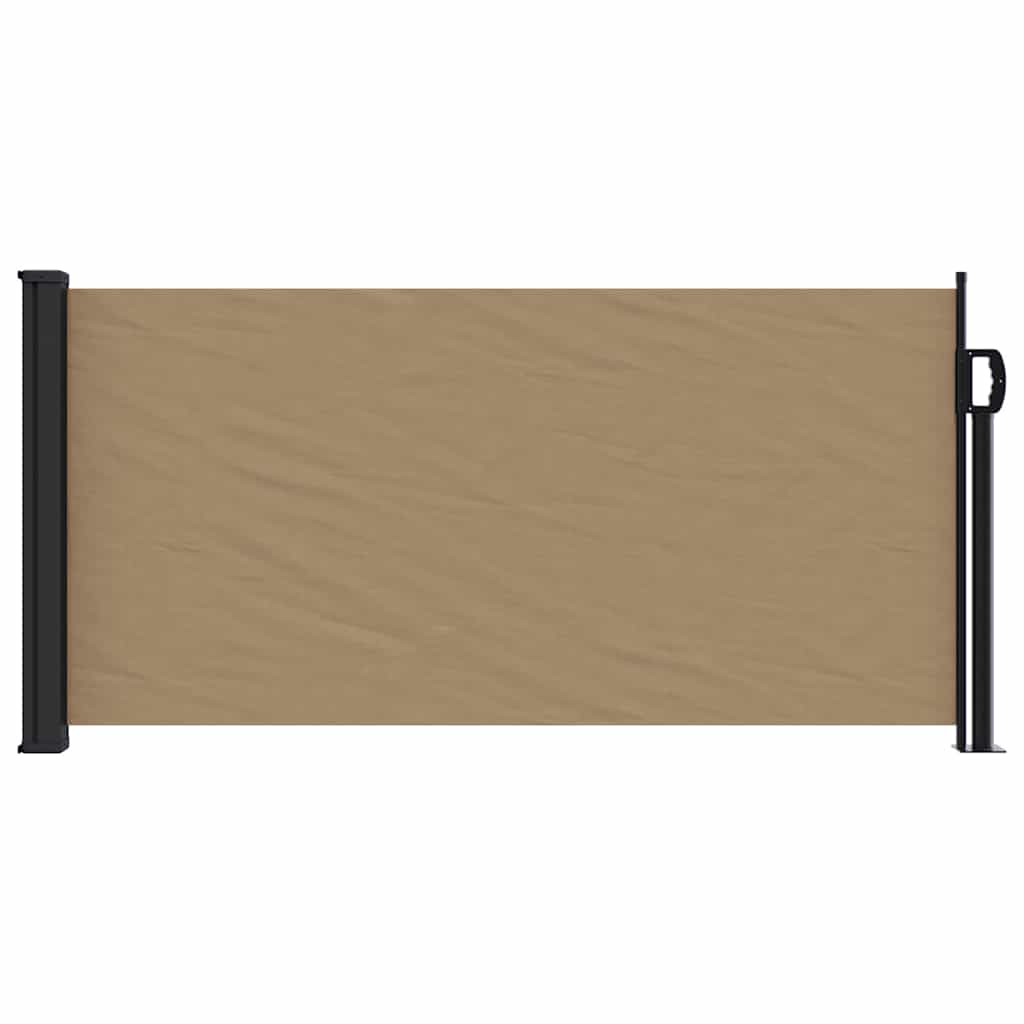 Bočna tenda na uvlačenje smeđesiva 100x500 cm
