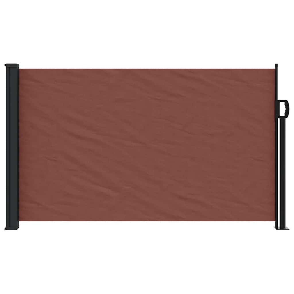 Bočna tenda na uvlačenje smeđa 120 x 500 cm