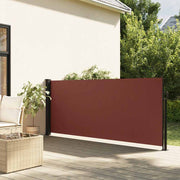 Bočna tenda na uvlačenje smeđa 120 x 500 cm