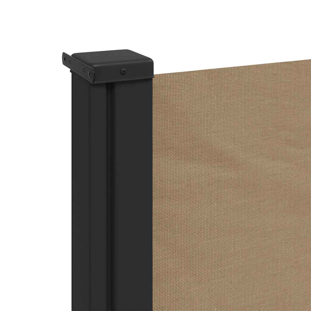 Bočna tenda na uvlačenje smeđesiva 120 x 500 cm