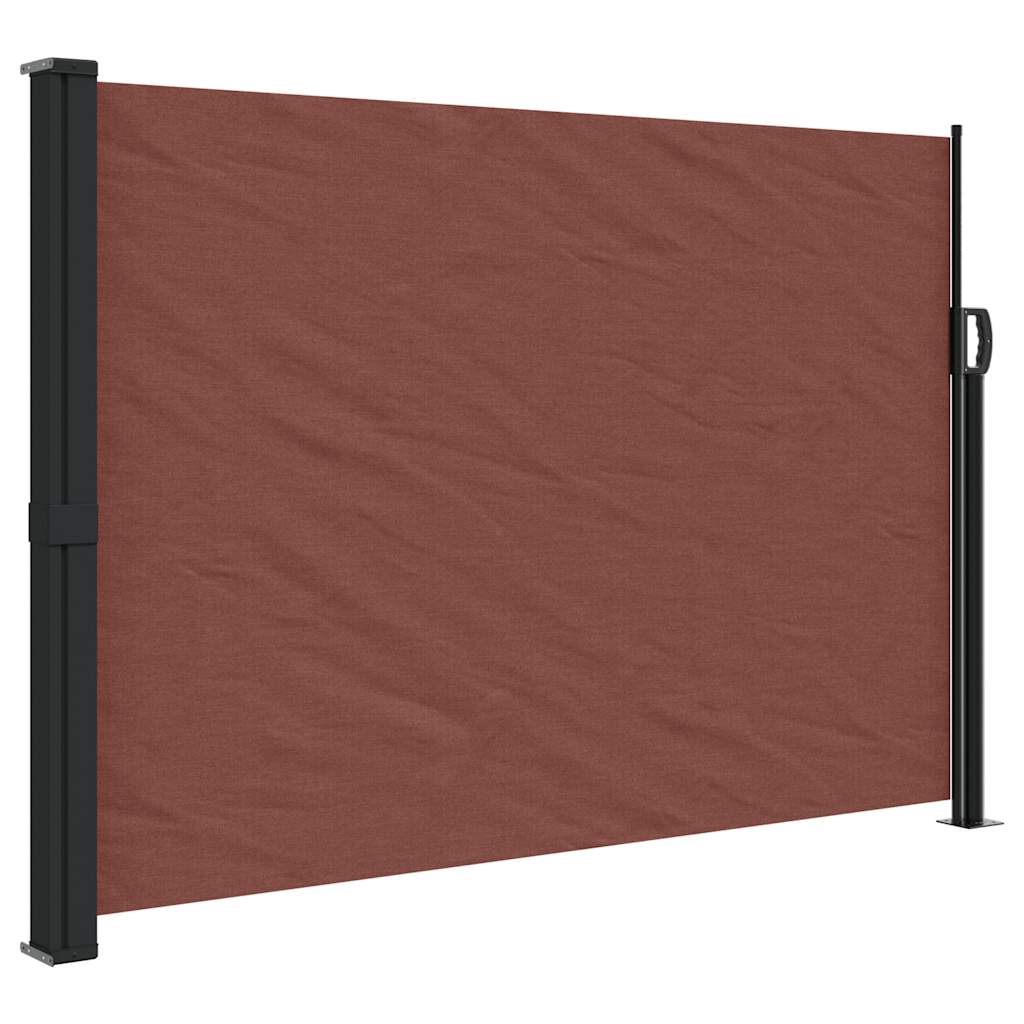 Bočna tenda na uvlačenje smeđa 140 x 500 cm