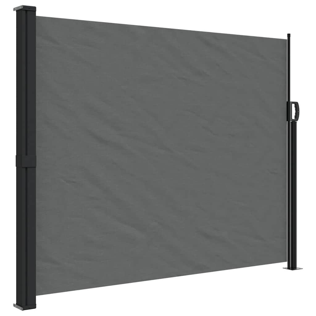 Bočna tenda na uvlačenje antracit 160 x 500 cm