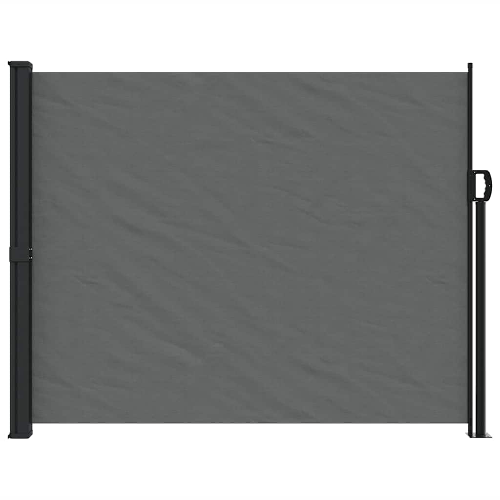 Bočna tenda na uvlačenje antracit 160 x 500 cm