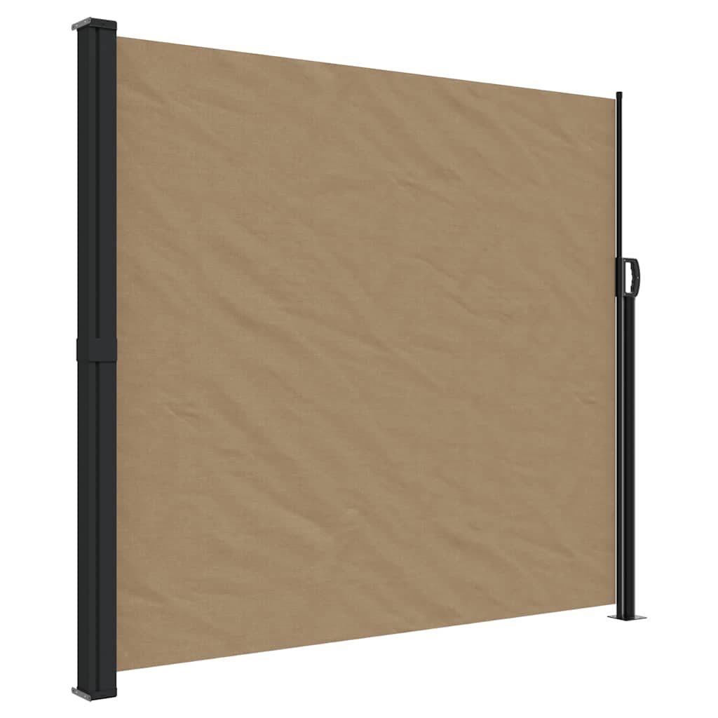 Bočna tenda na uvlačenje smeđesiva 180 x 500 cm