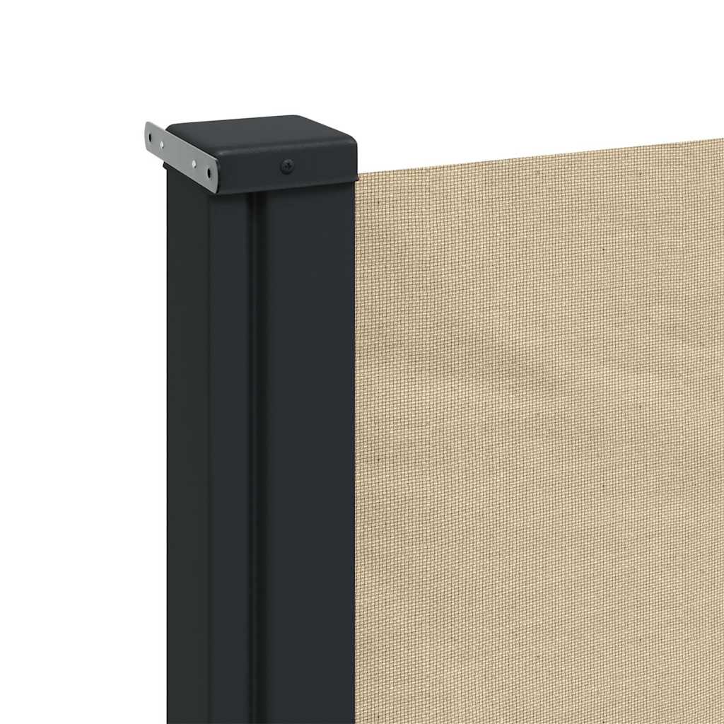 Bočna tenda na uvlačenje bež 200 x 500 cm
