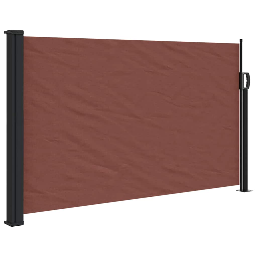 Uvlačiva bočna tenda 120 x 600 cm smeđa