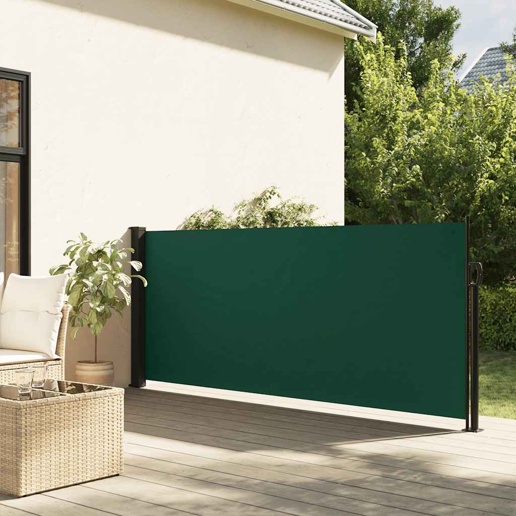 Uvlačiva bočna tenda tamnozelena 120 x 600 cm