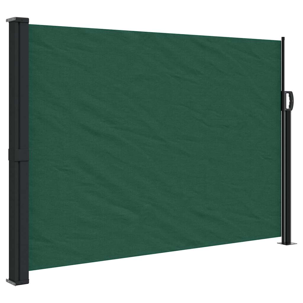 Uvlačiva bočna tenda tamnozelena 140 x 600 cm