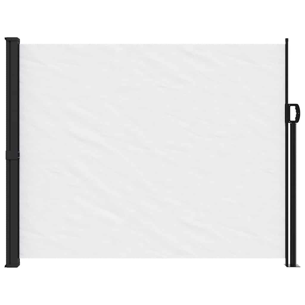 Uvlačiva bočna tenda bijela 160 x 600 cm
