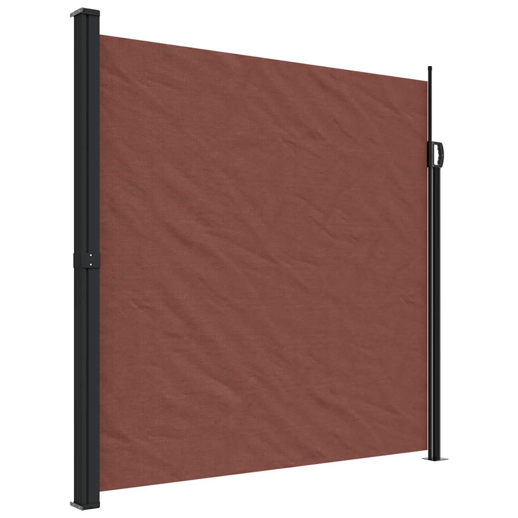 Bočna tenda na uvlačenje smeđa 200 x 600 cm